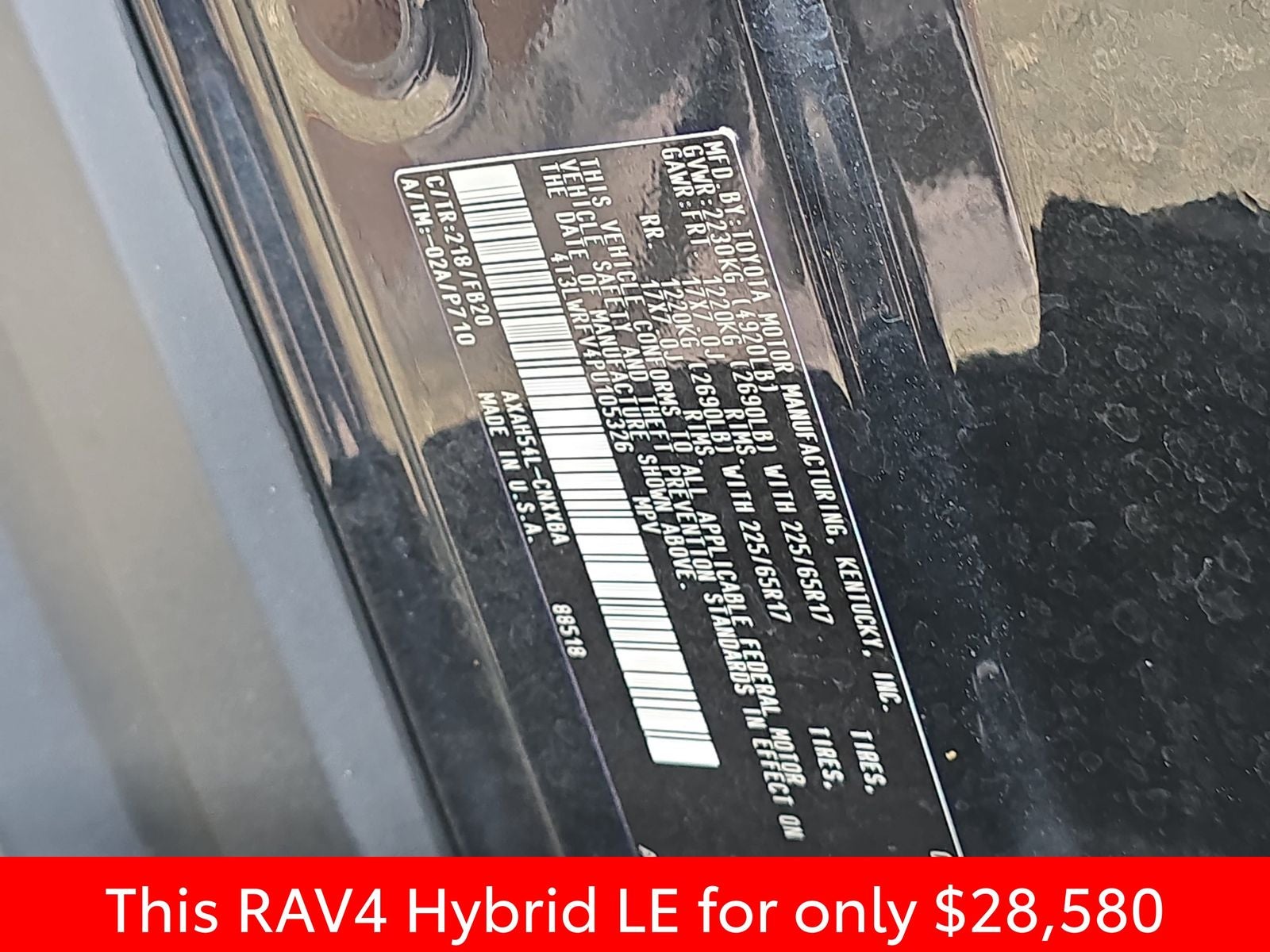 2023 Toyota RAV4 Hybrid LE