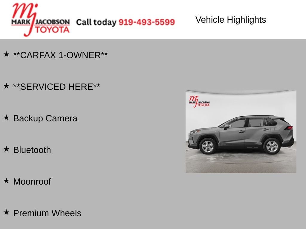 2021 Toyota RAV4 Hybrid XLE
