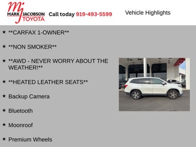 2016 Honda Pilot EX-L w/Rear Entertainment System