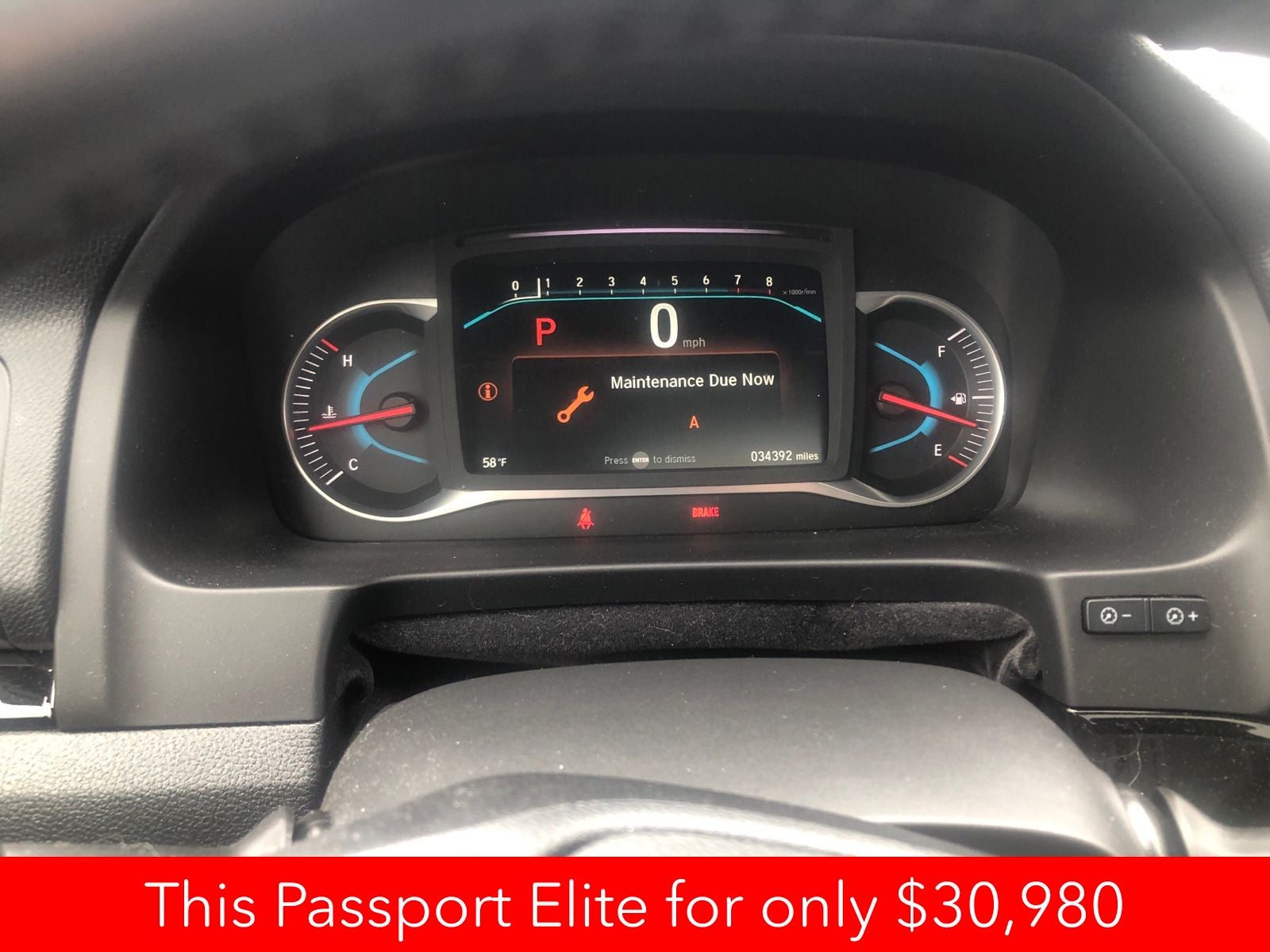 2021 Honda Passport Elite
