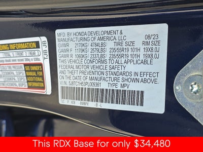 2023 Acura RDX Technology Package