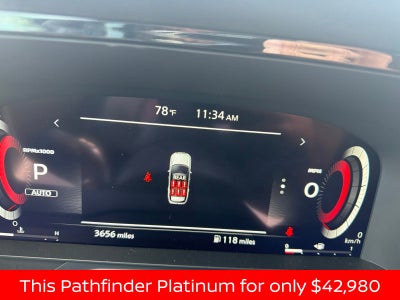2025 Nissan Pathfinder Platinum