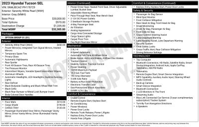 2023 Hyundai Tucson SEL
