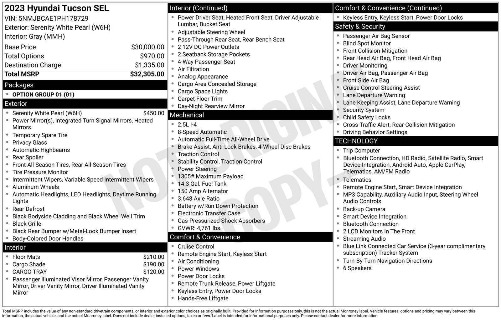 2023 Hyundai Tucson SEL
