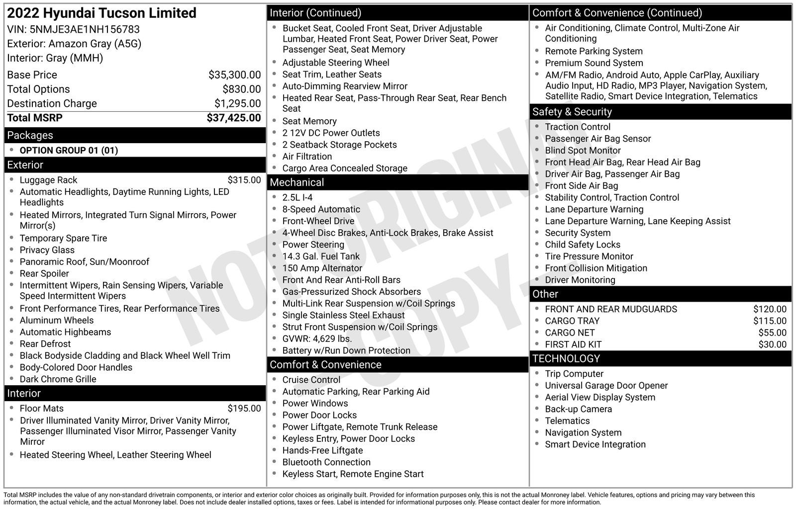2022 Hyundai Tucson Limited