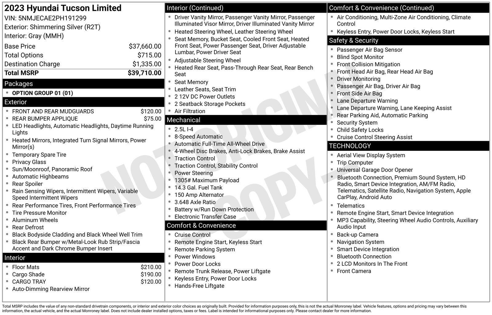 2023 Hyundai Tucson Limited