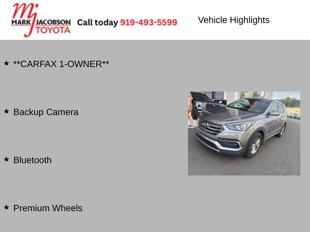 2018 Hyundai Santa Fe Sport 2.4 Base