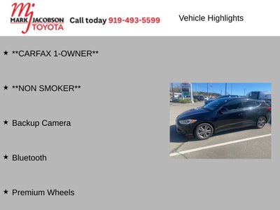 2018 Hyundai Elantra SEL