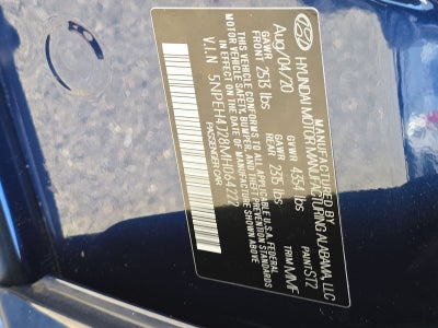 2021 Hyundai Sonata Limited
