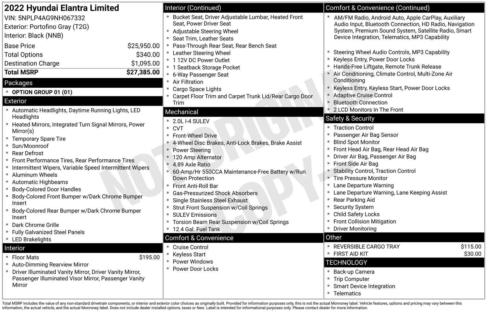 2022 Hyundai Elantra Limited