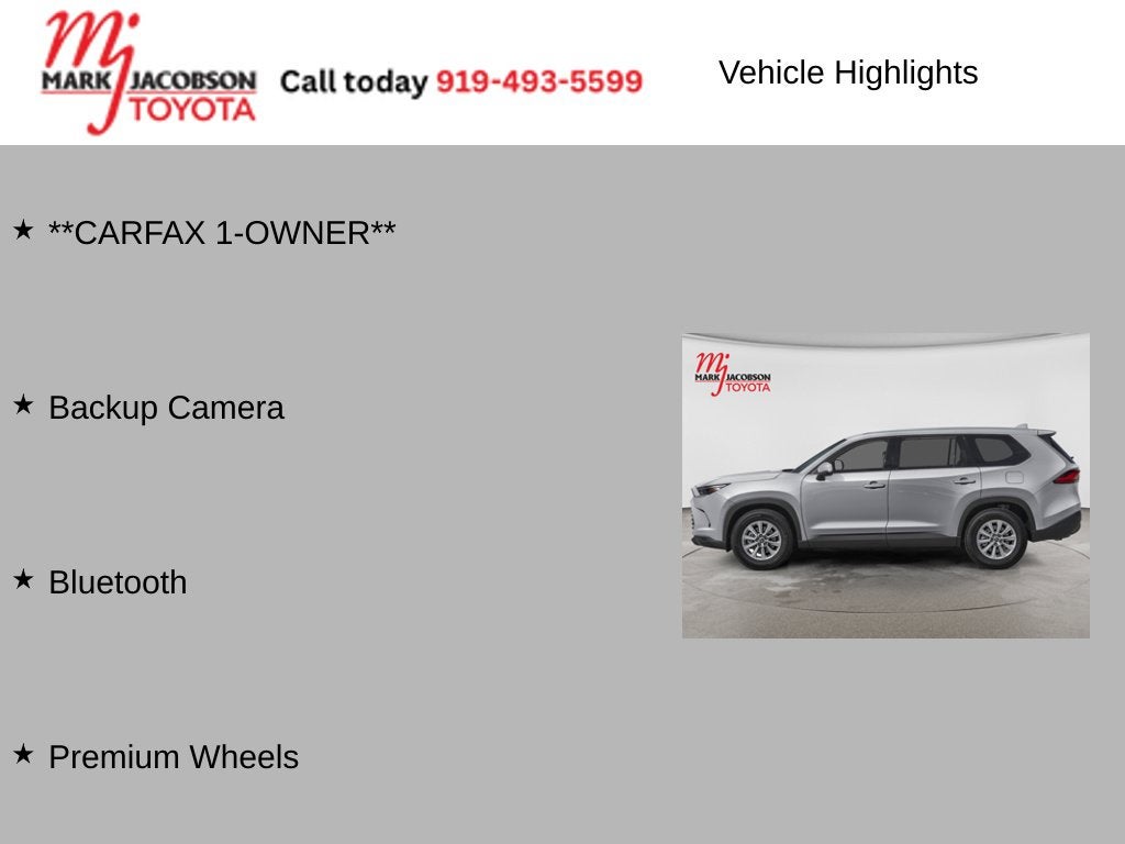 2025 Toyota Grand Highlander XLE