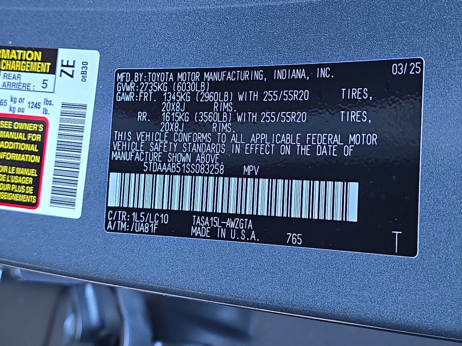 2025 Toyota Grand Highlander Limited