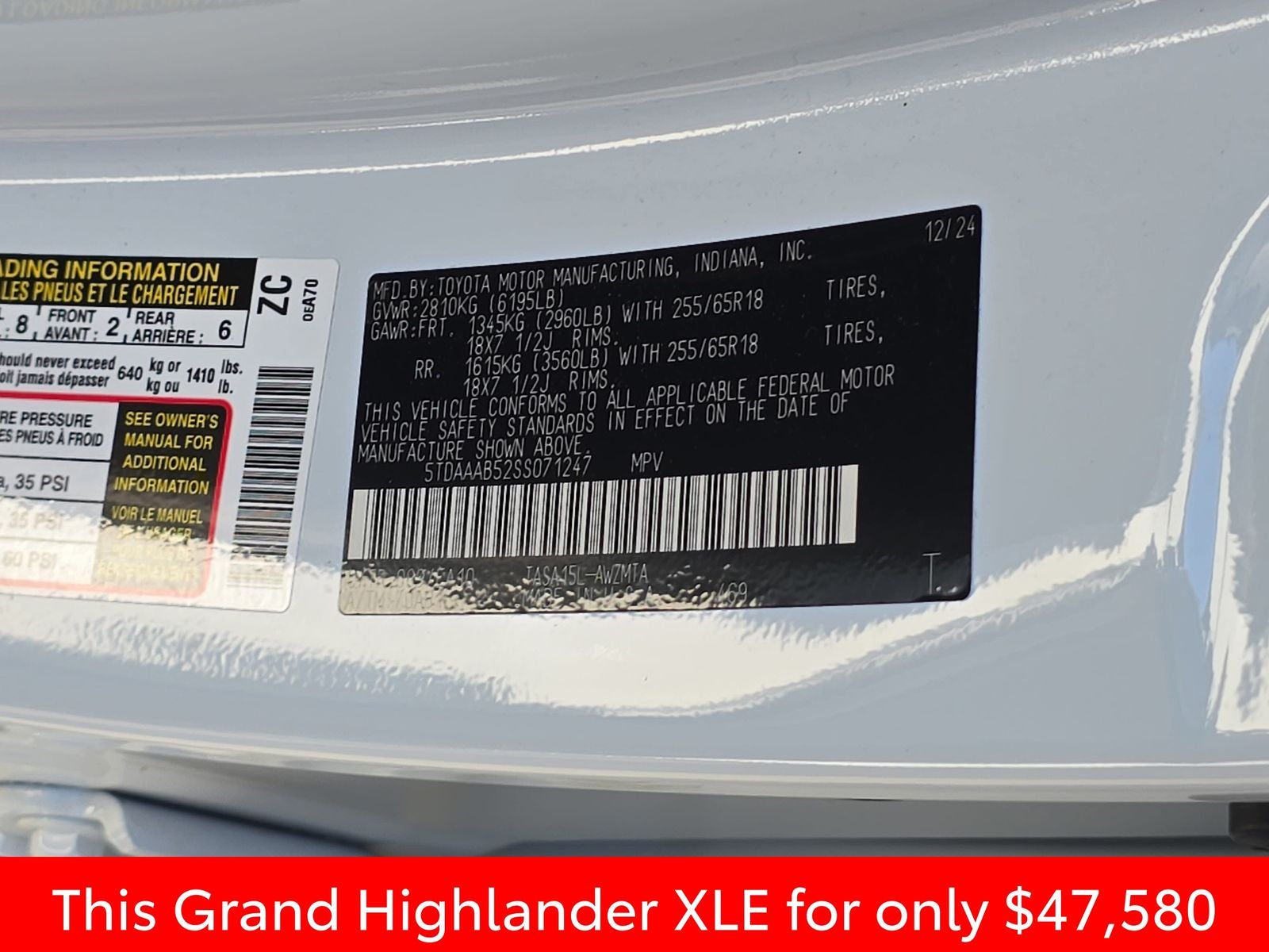 2025 Toyota Grand Highlander XLE