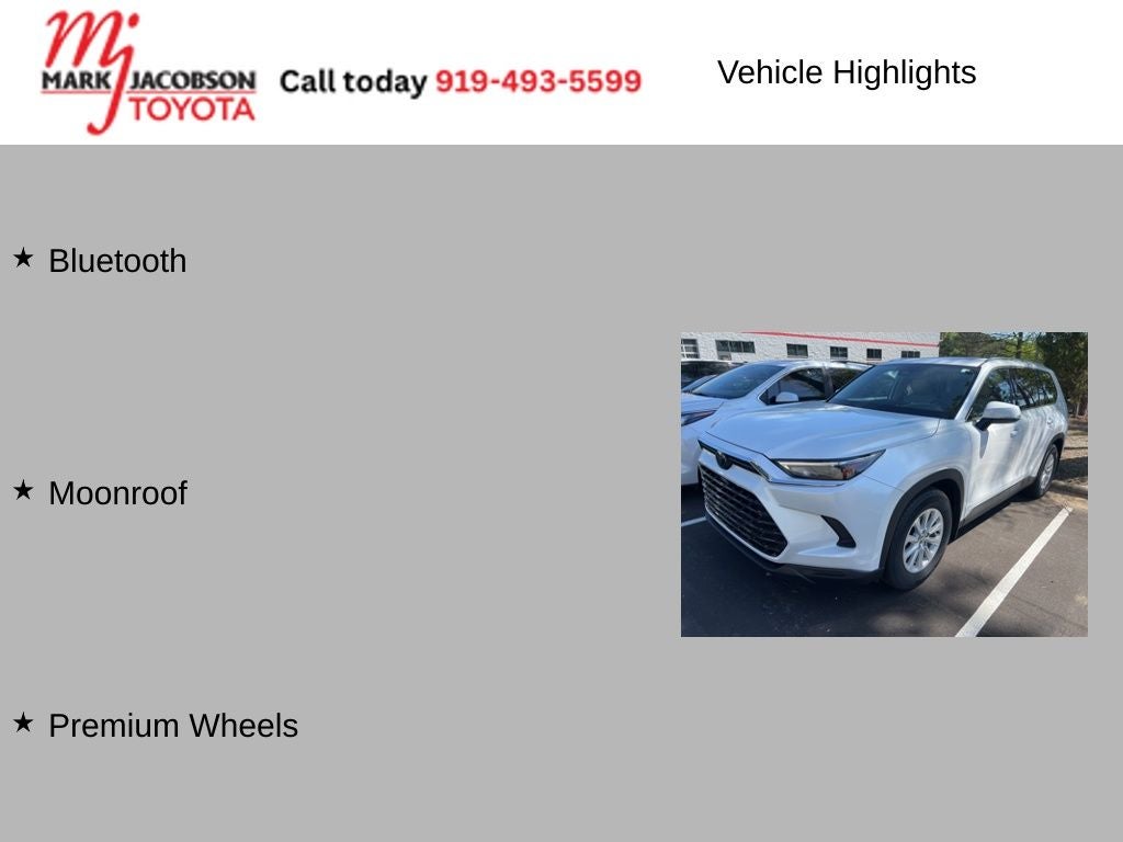 2025 Toyota Grand Highlander XLE