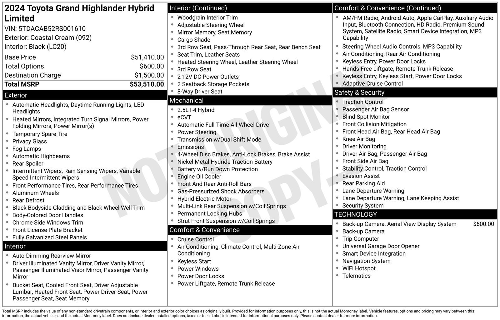 2024 Toyota Grand Highlander Hybrid Limited