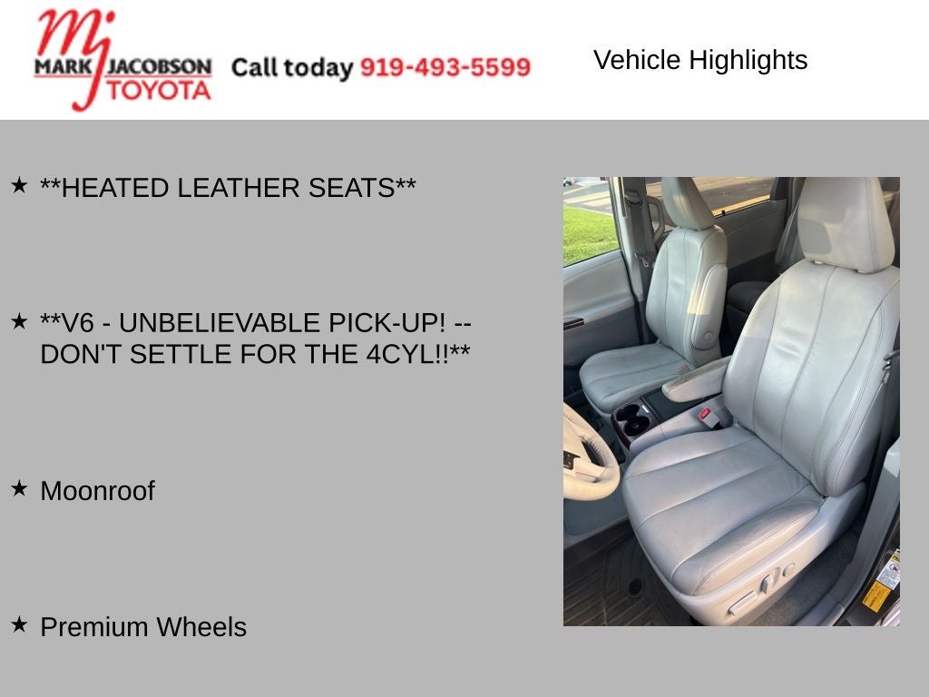 2013 Toyota Sienna XLE 7 Passenger