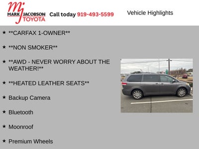 2013 Toyota Sienna XLE 7 Passenger