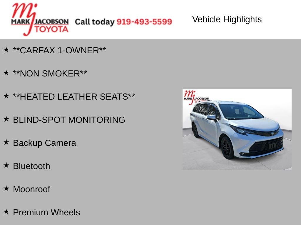 2024 Toyota Sienna XLE