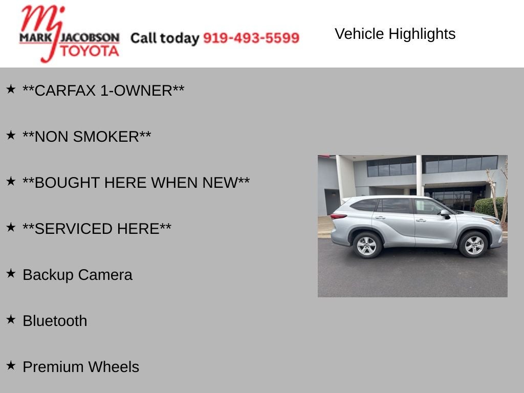 2023 Toyota Highlander LE