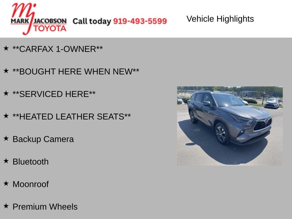 2025 Toyota Highlander XLE