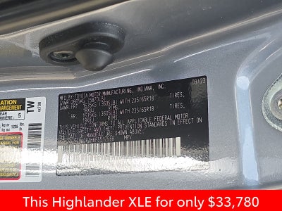 2023 Toyota Highlander XLE