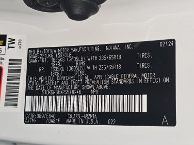 2024 Toyota Highlander XLE