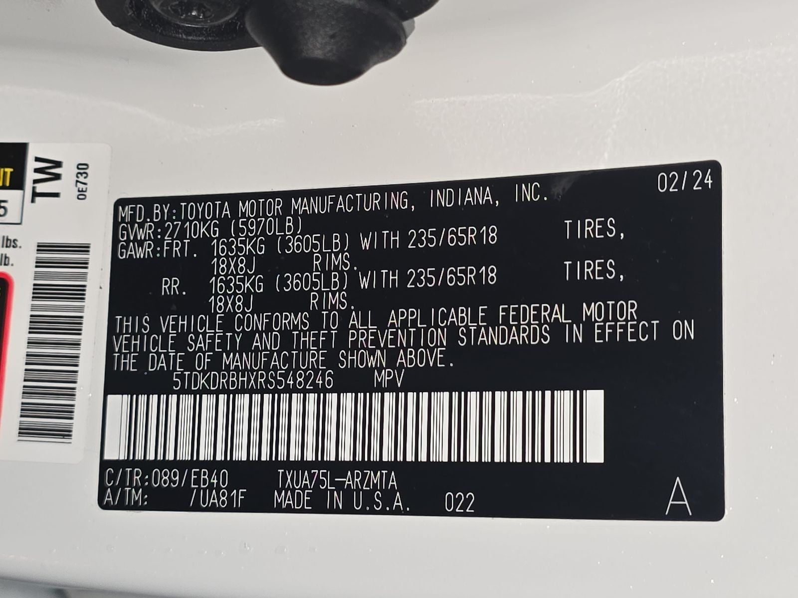 2024 Toyota Highlander XLE