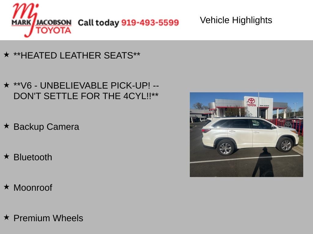 2015 Toyota Highlander XLE V6