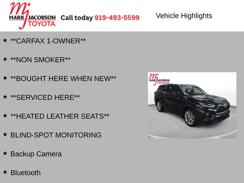 2023 Toyota Highlander Hybrid Limited