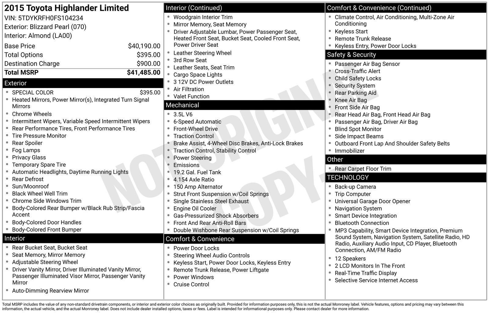 2015 Toyota Highlander Limited