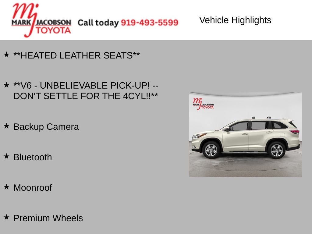 2015 Toyota Highlander Limited