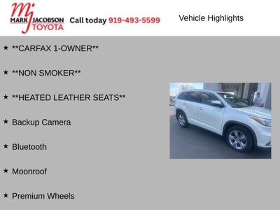 2014 Toyota Highlander Limited Platinum V6