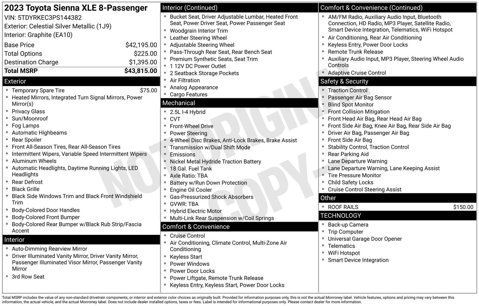 2023 Toyota Sienna XLE