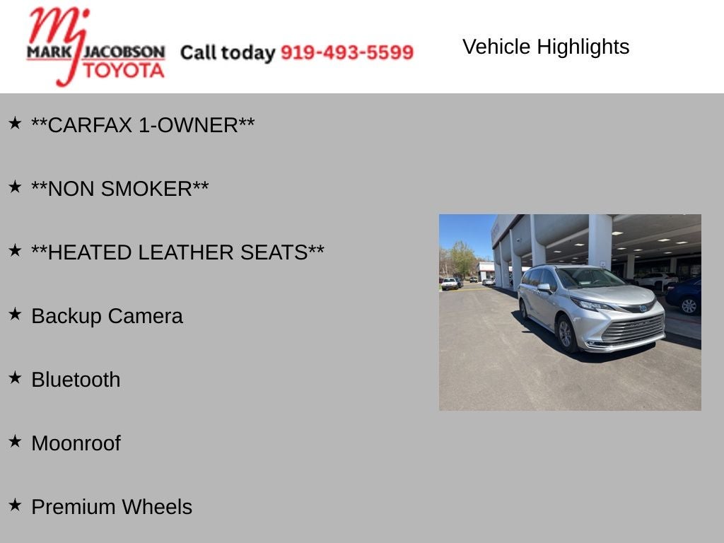 2023 Toyota Sienna XLE