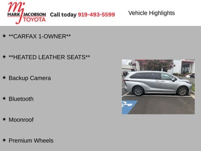 2021 Toyota Sienna XLE 7 Passenger