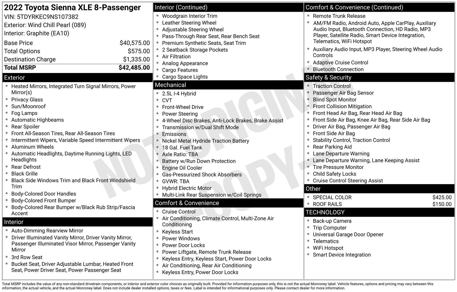 2022 Toyota Sienna XLE