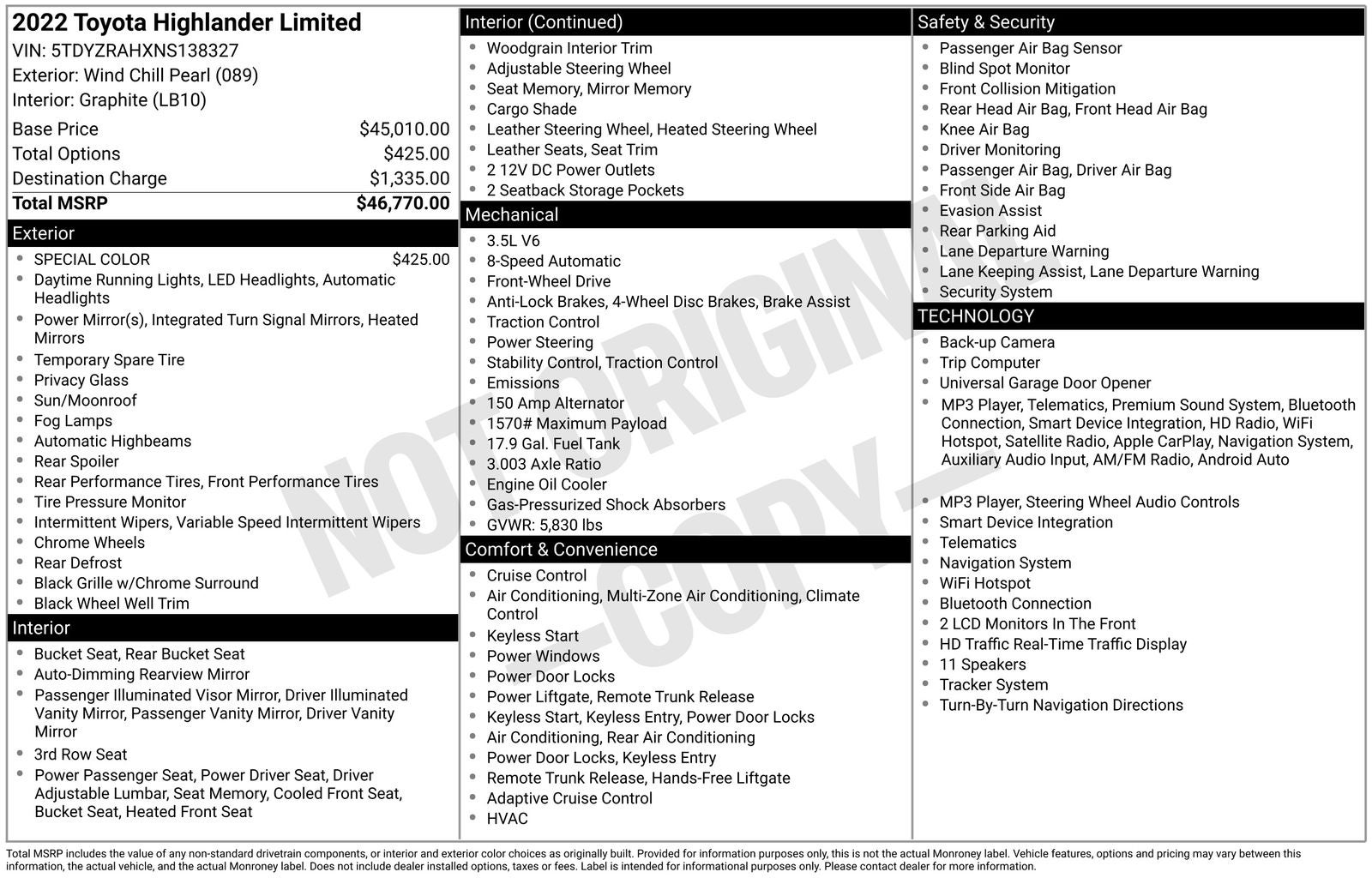 2022 Toyota Highlander Limited