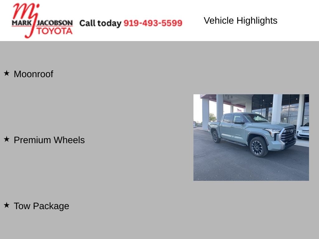 2025 Toyota Tundra Limited