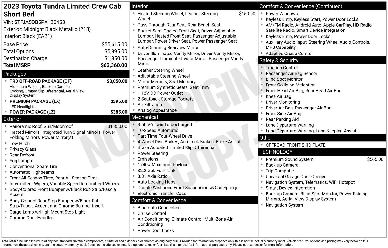 2023 Toyota Tundra Limited