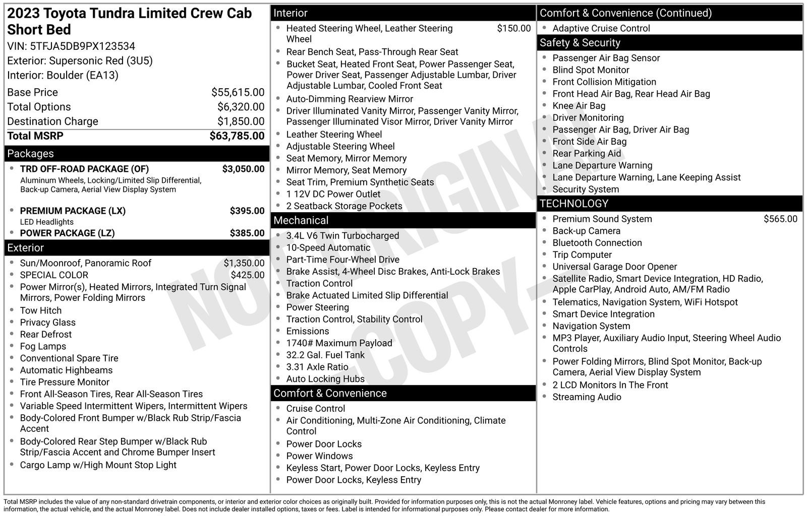 2023 Toyota Tundra Limited