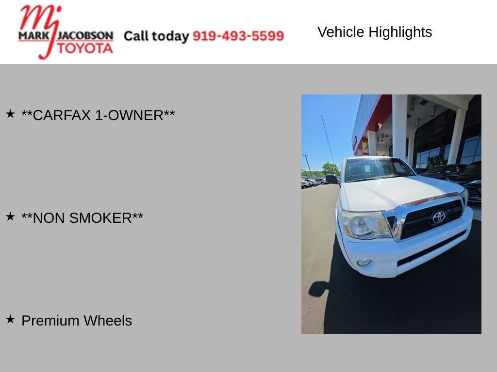 2011 Toyota Tacoma PreRunner V6