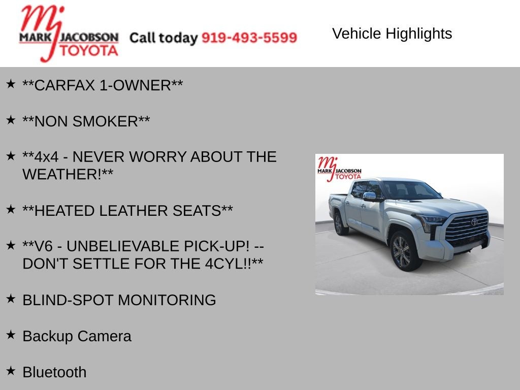 2023 Toyota Tundra Hybrid Capstone