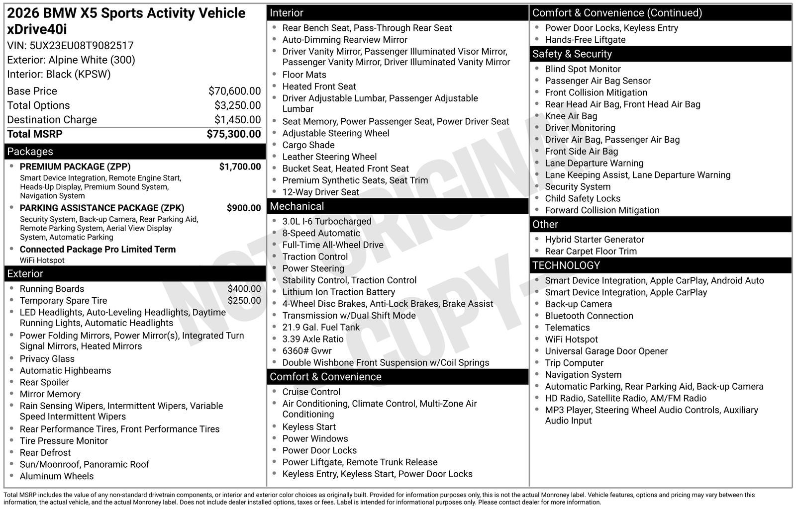 2026 BMW X5 xDrive40i