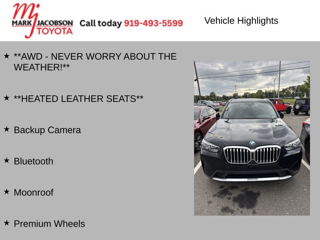 2023 BMW X3 xDrive30i