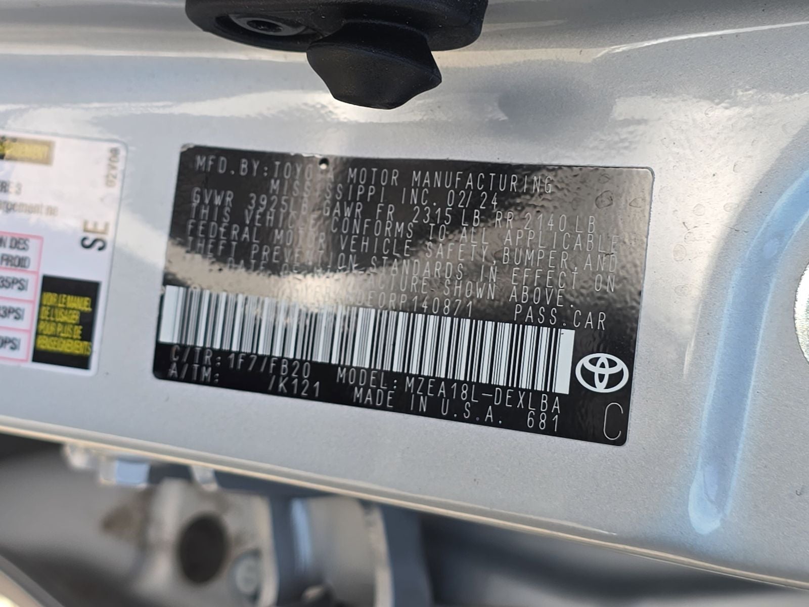 2024 Toyota Corolla LE