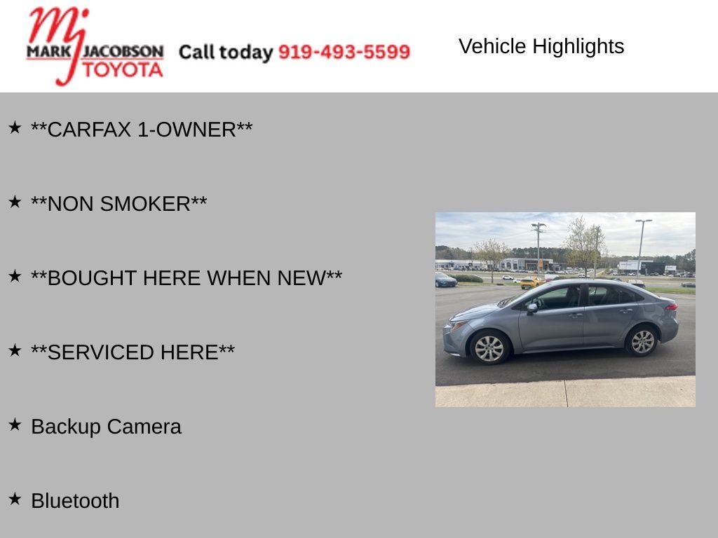 2023 Toyota Corolla LE