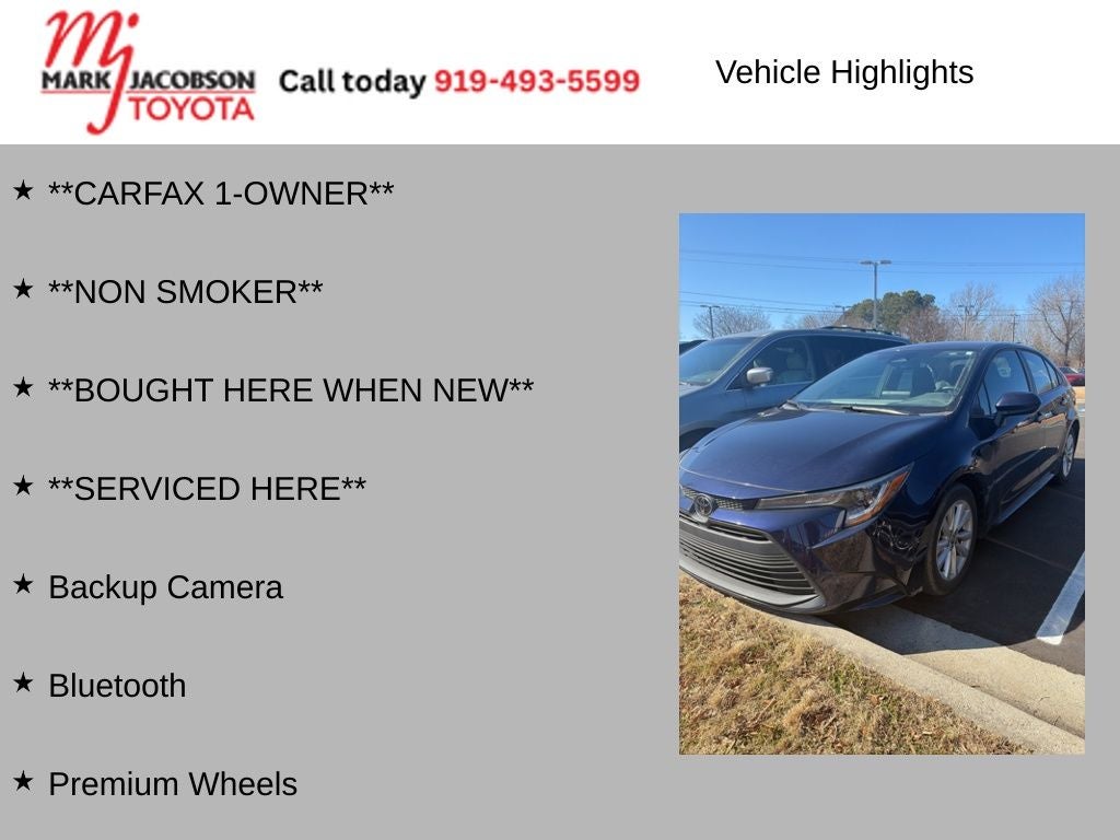 2023 Toyota Corolla LE