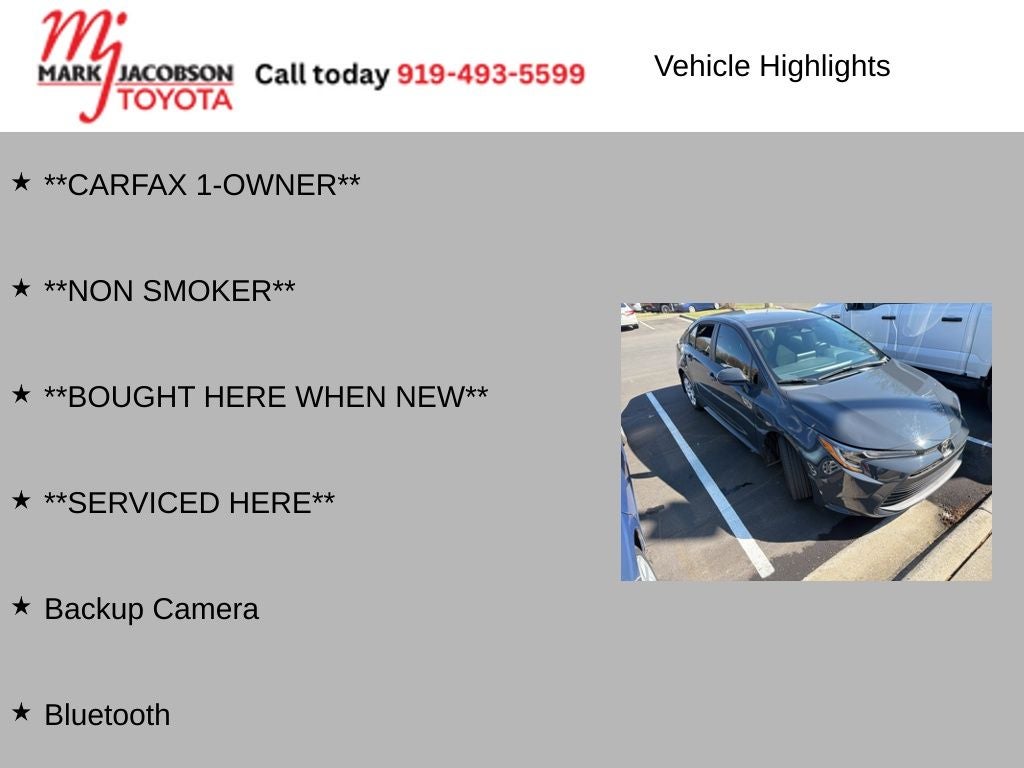 2025 Toyota Corolla LE