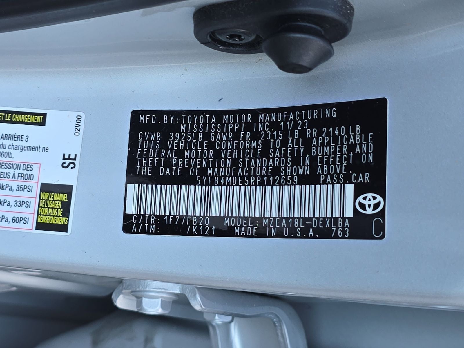 2024 Toyota Corolla LE