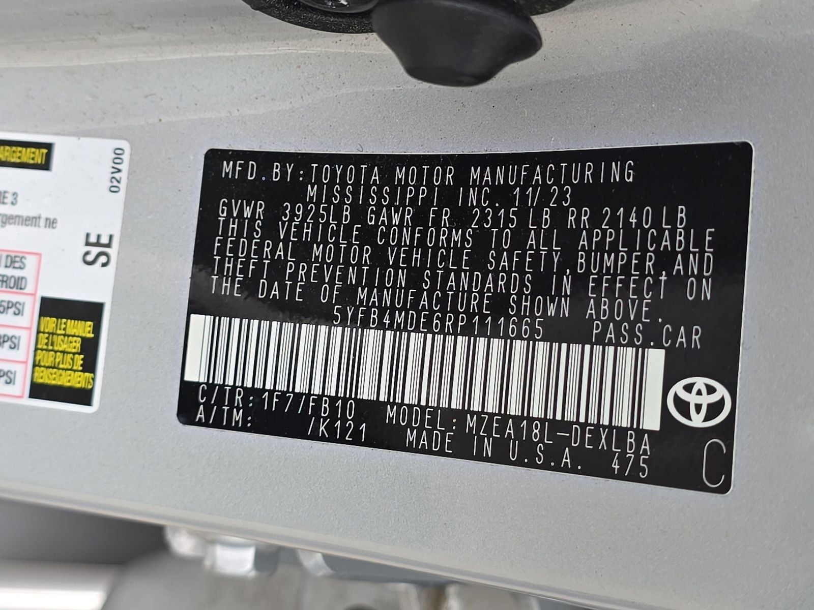 2024 Toyota Corolla LE